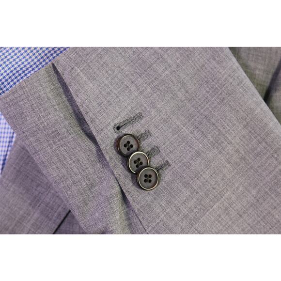 Suitsupply Lazio Solid 2-Btn Wool Suit Blazer Jacket 40R - Picture 7 of 11